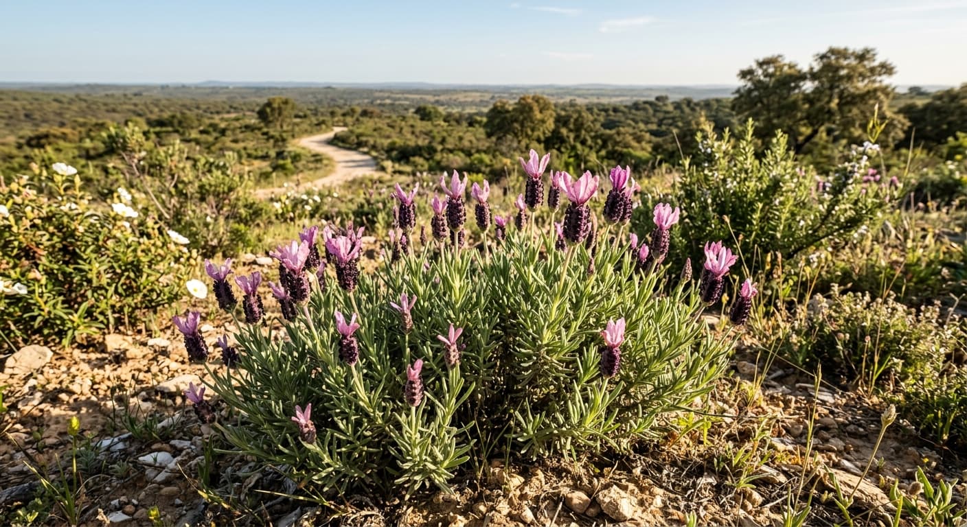 Spanish Lavender (Lavandula stoechas)