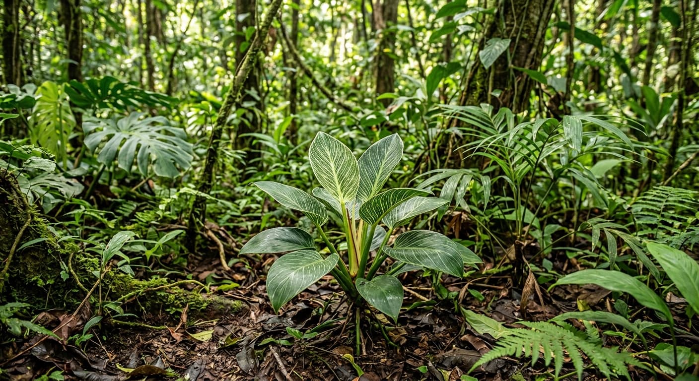 Philodendron White Wave (Philodendron birkin)