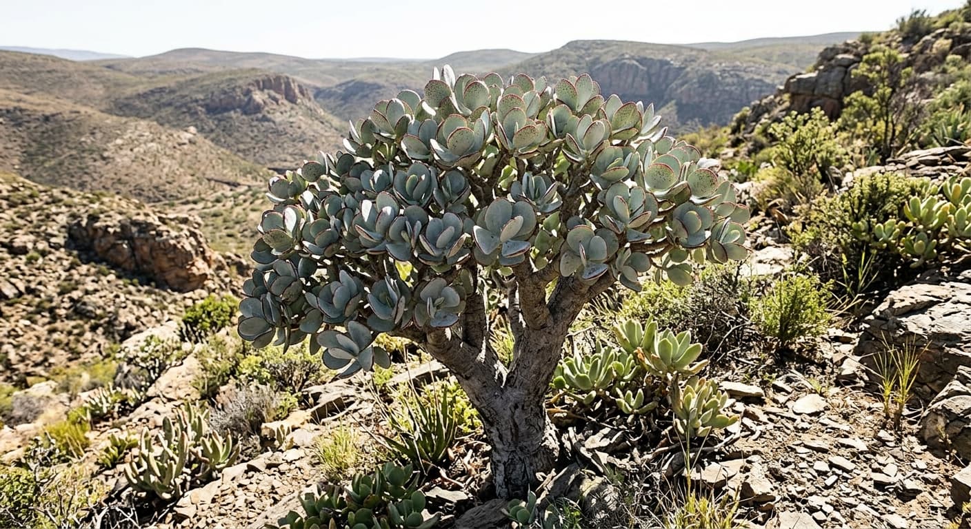Silver Dollar Plant (Crassula arborescens)