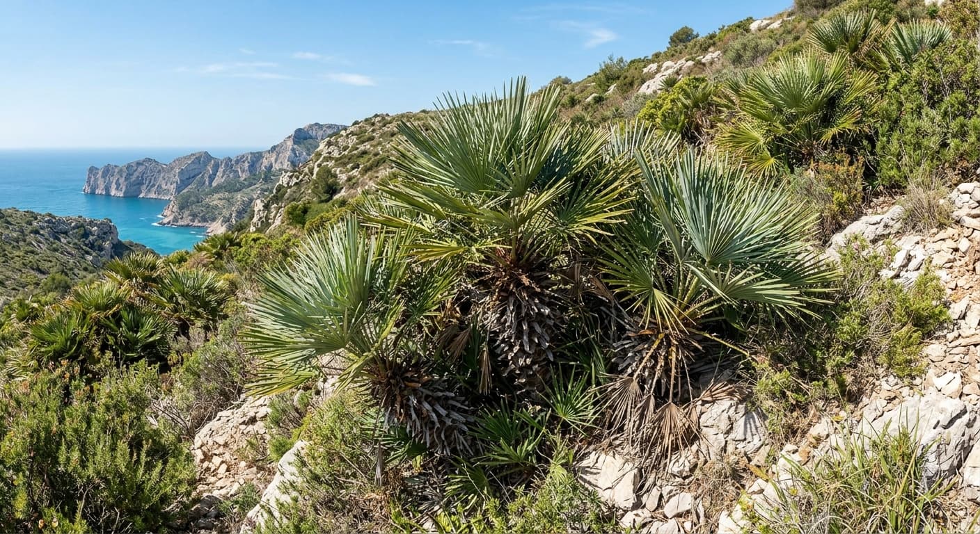 European Fan Palm (Chamaerops humilis)