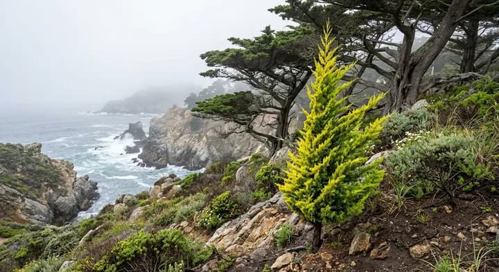 Lemon Cypress (Cupressus macrocarpa 'Goldcrest')