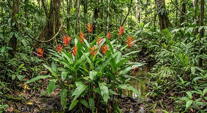 Parrot's Beak (Heliconia psittacorum)