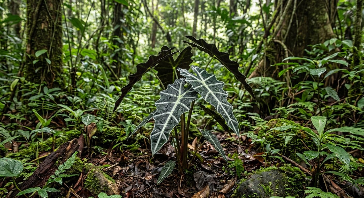 Alocasia Sanderiana (Alocasia sanderiana)
