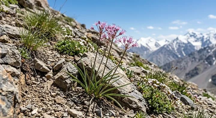 Sedge onion (Allium caricoides)
