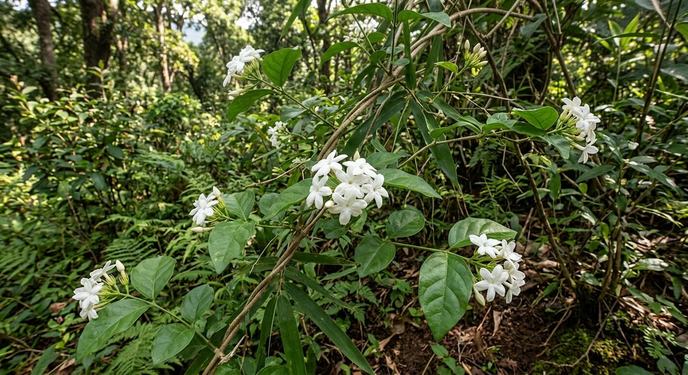 Arabian Jasmine (Jasminum sambac)