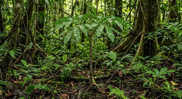 Lacouri's Voodoo Lily (Amorphophallus lacourii)
