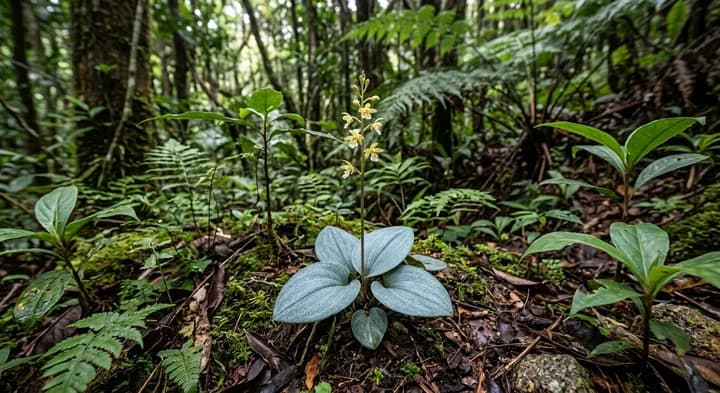 Seychelles orchid (Eulophidium seychellarum)