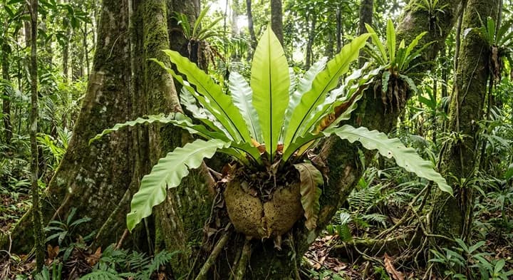 Bird's Nest Fern (Neottopteris nidus)