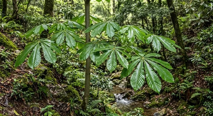 Aesculus tsiangii (Aesculus tsiangii)