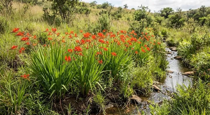 Montbretia (Crocosmia ×crocosmiiflora)