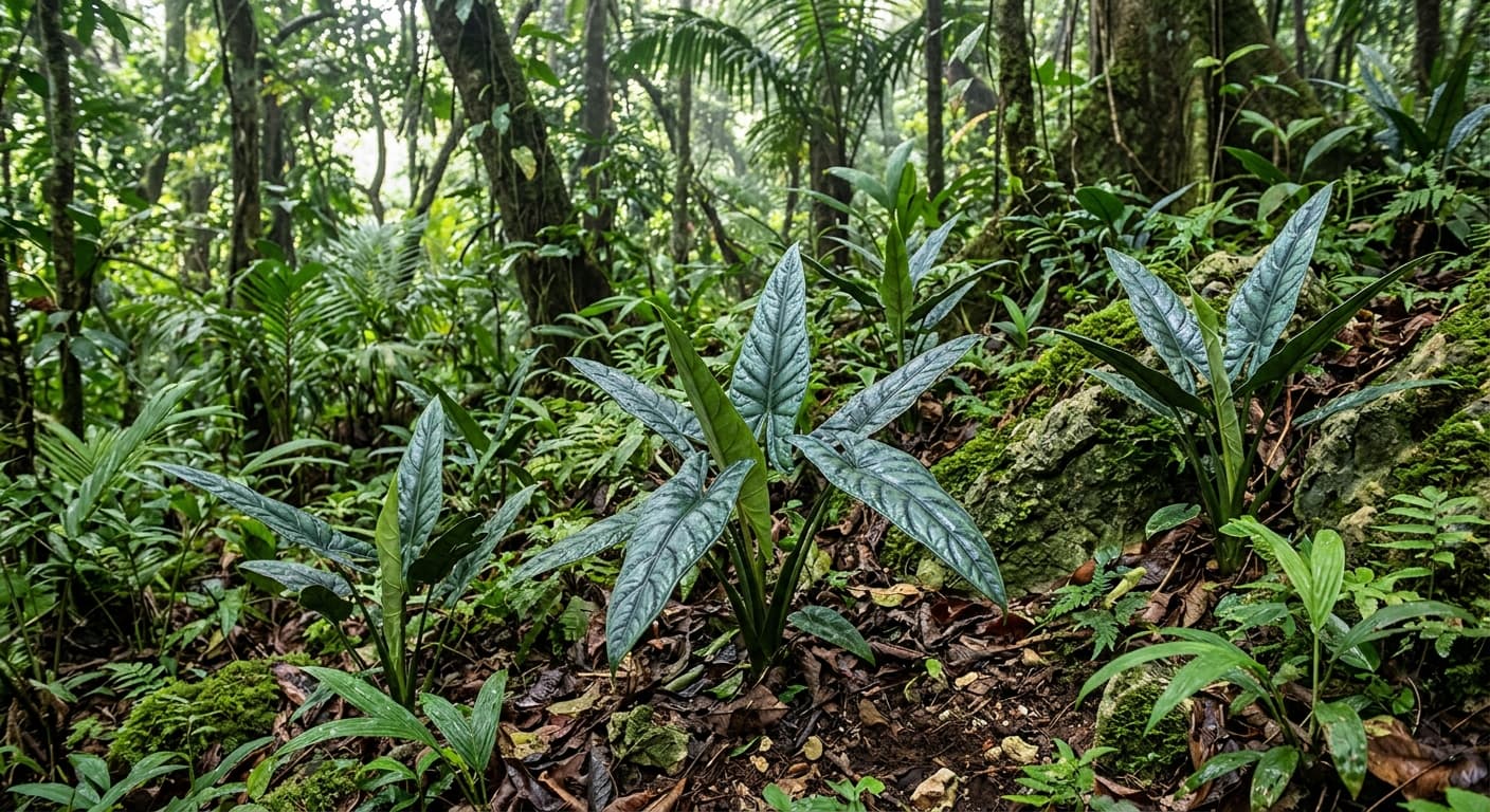 Alocasia Scalprum (Alocasia scalprum)