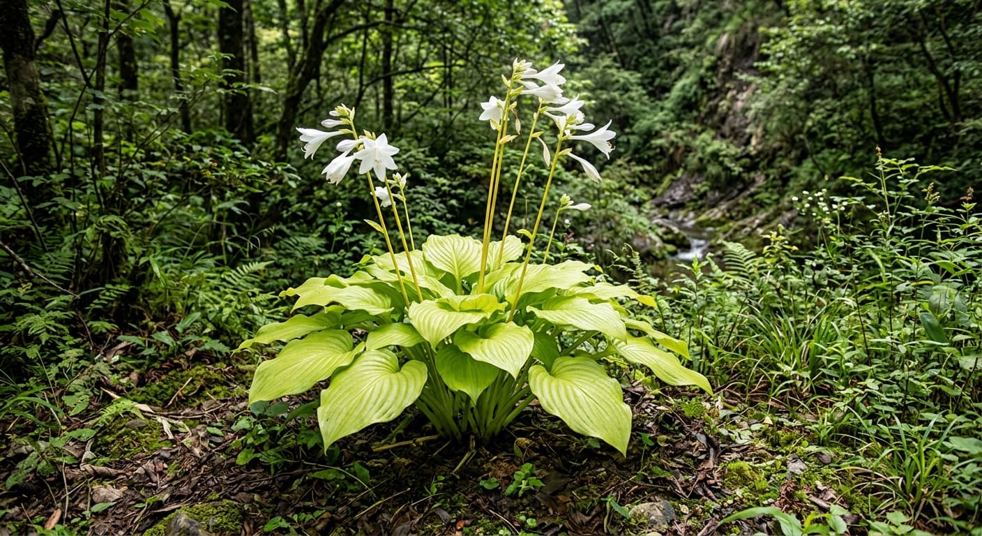 Hosta Plant (Hosta plantaginea)