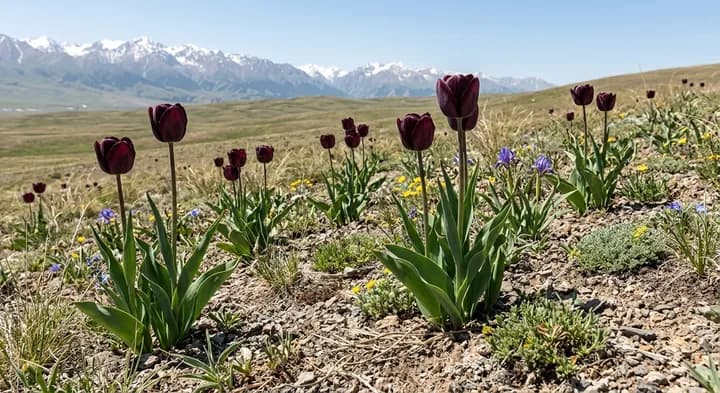 Tulipa 'Queen of Night' (Tulipa 'Queen of Night')